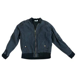 BP. Navy Blue Bomber zip-up Jacket - Size S